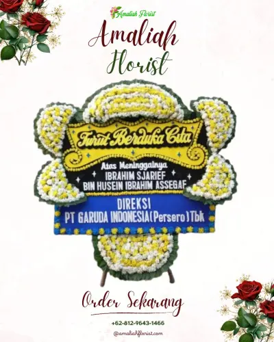Papan Bunga Duka di Cidamar