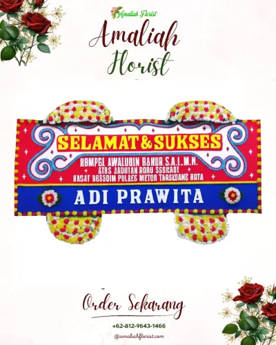Karangan Bunga Ucapan Selamat di Cidamar