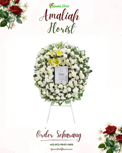 Krans Bunga Duka Cita di Cidamar